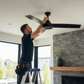 Ceiling Fan Installation — Existing Fan-Rated Box
