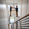 Chandelier Hang — Staircase / Two-Story Foyer