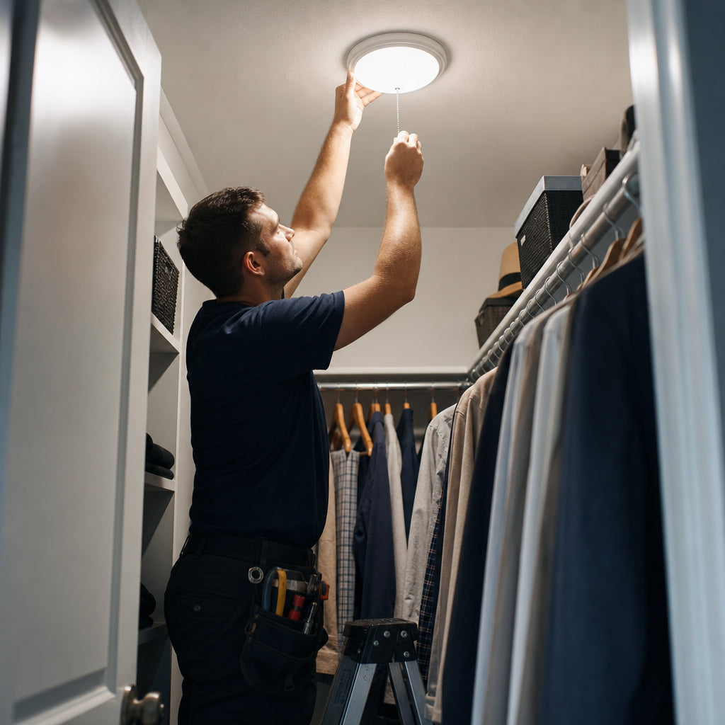 Closet Light Code-Compliance Swap