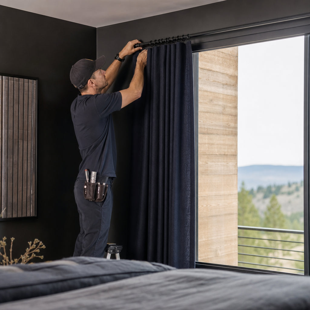 Curtain Rod Installation (Per Window)