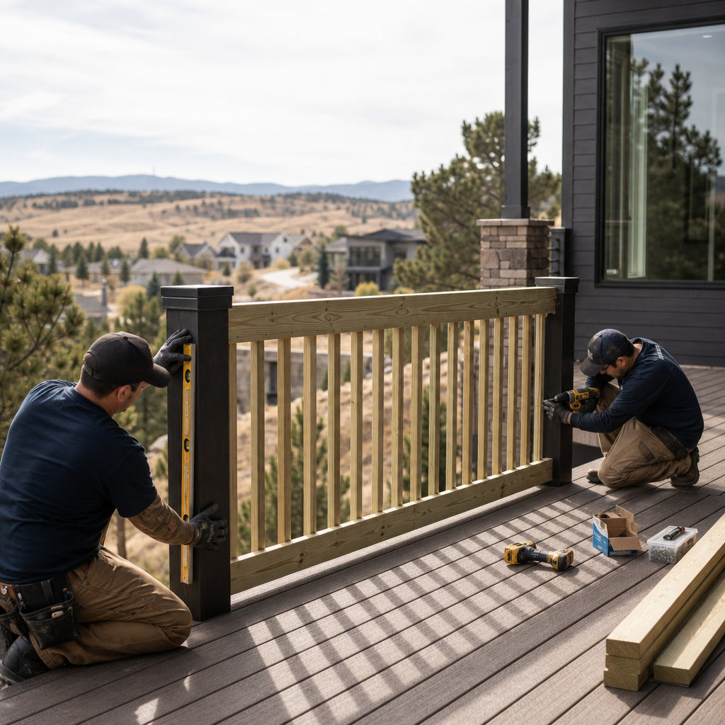 Deck Rail Section Replacement