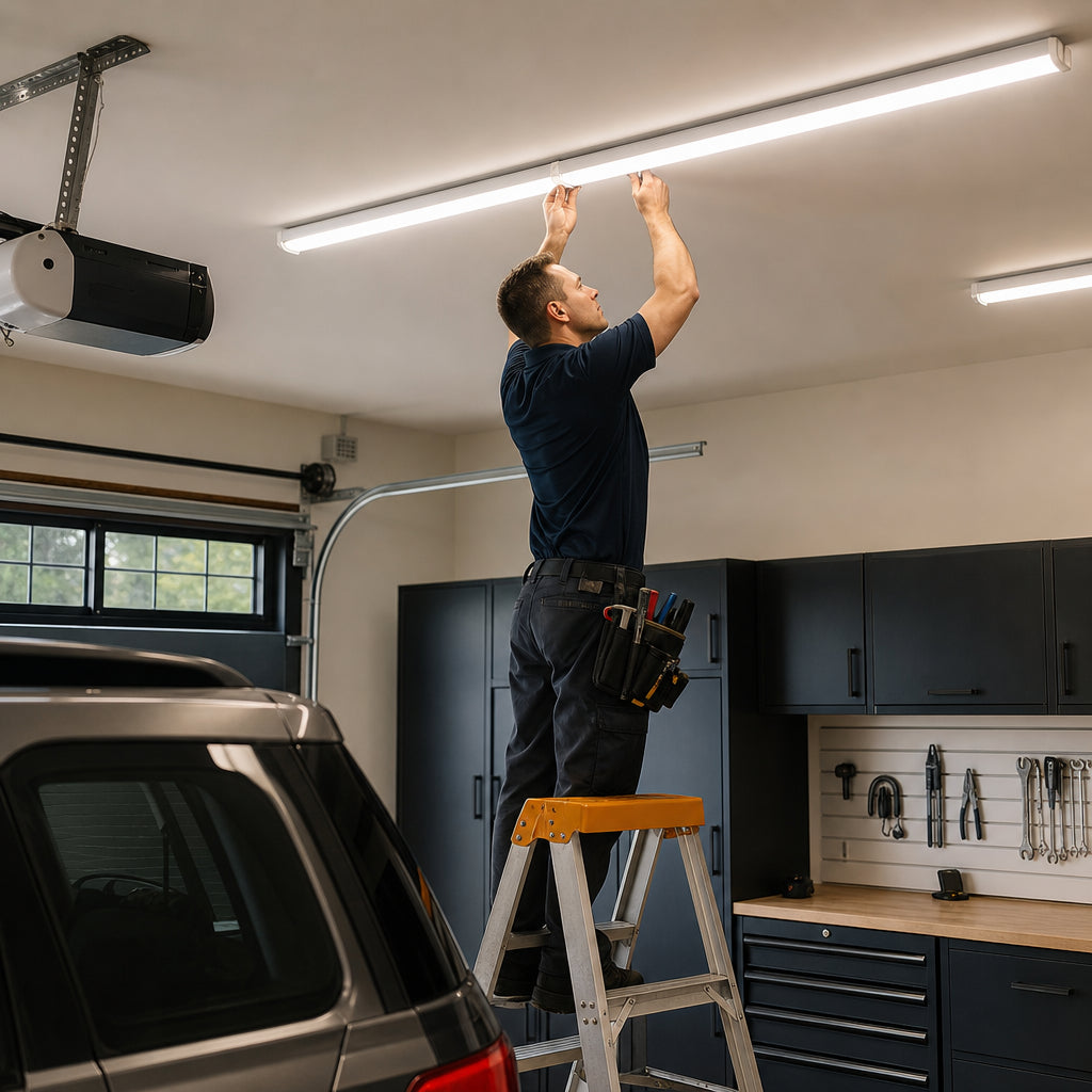 Garage LED Shop Lighting (Up to 4 Fixtures)