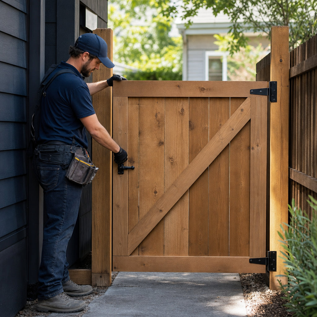 Gate Rebuild and Rehang