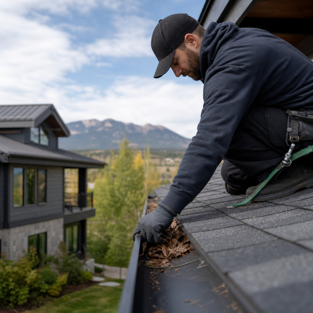 Gutter Cleaning + Roof Check