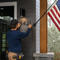 House Numbers & Flag Bracket Install