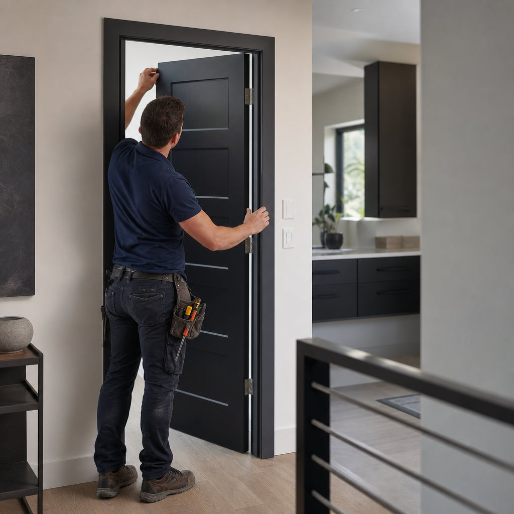 Interior Door Install (Prehung, Per Opening)