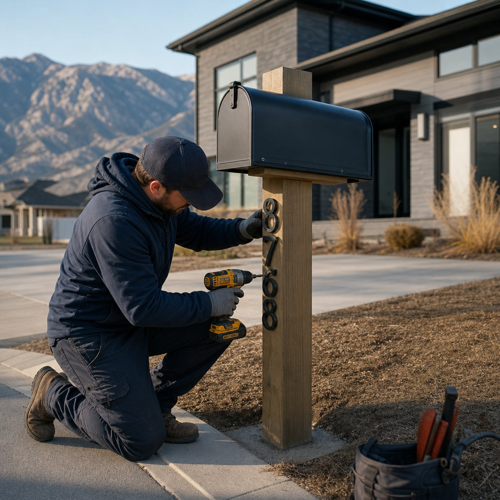Mailbox Post Replacement (Concrete Set, Two-Visit)
