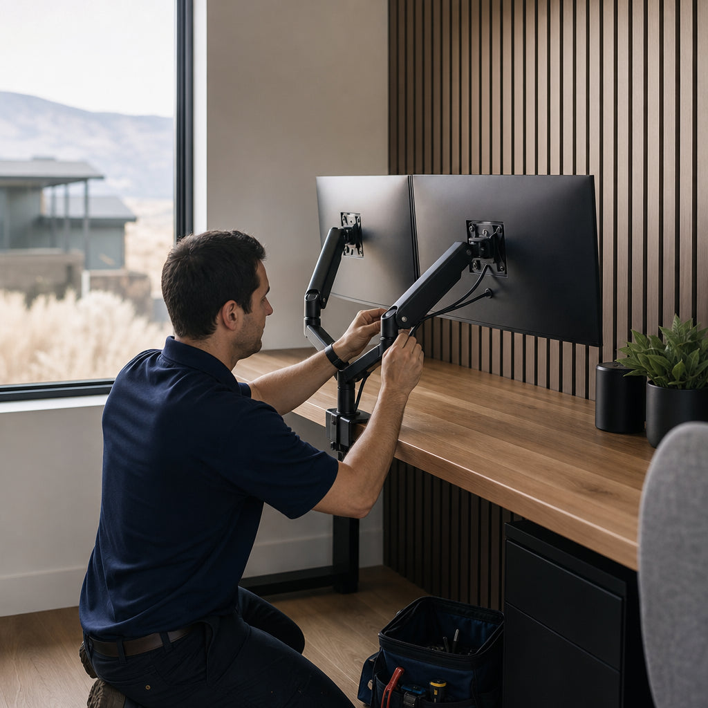 Monitor Arm / Desk Mount Install