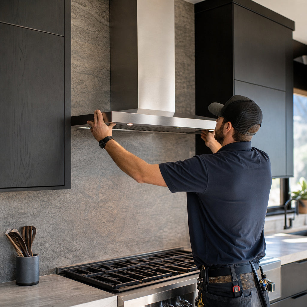 Range Hood Swap — Existing Duct and Circuit
