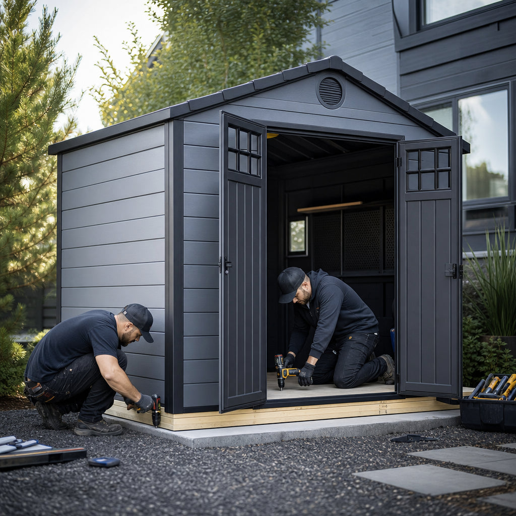 Shed Kit Assembly (Up to 10x12)