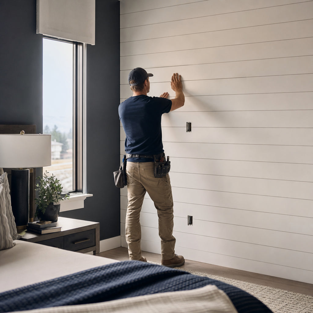 Shiplap Accent Wall