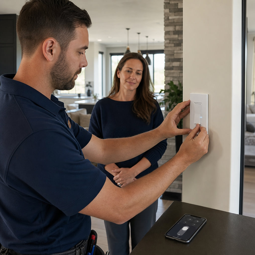 Smart Dimmer/Switch Installation — Neutral Present