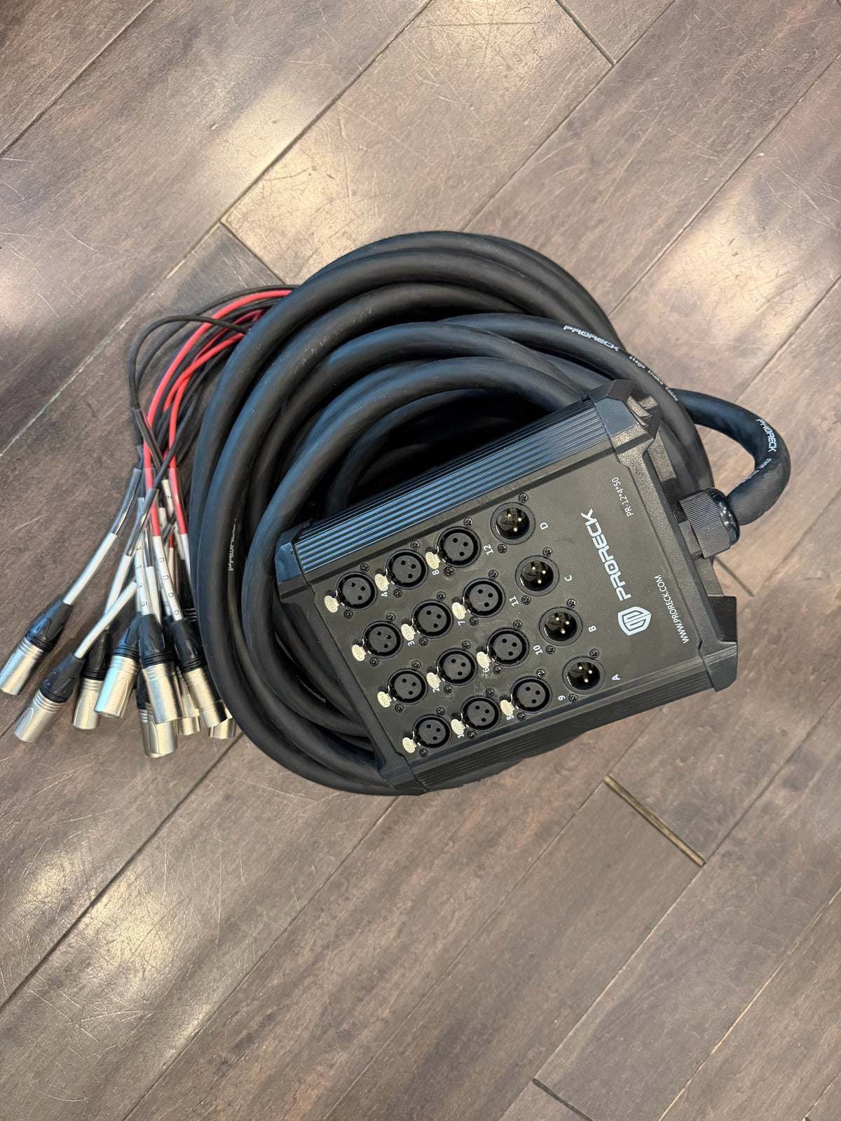 Proreck PR-12x4x50 stage snake 50ft (used)