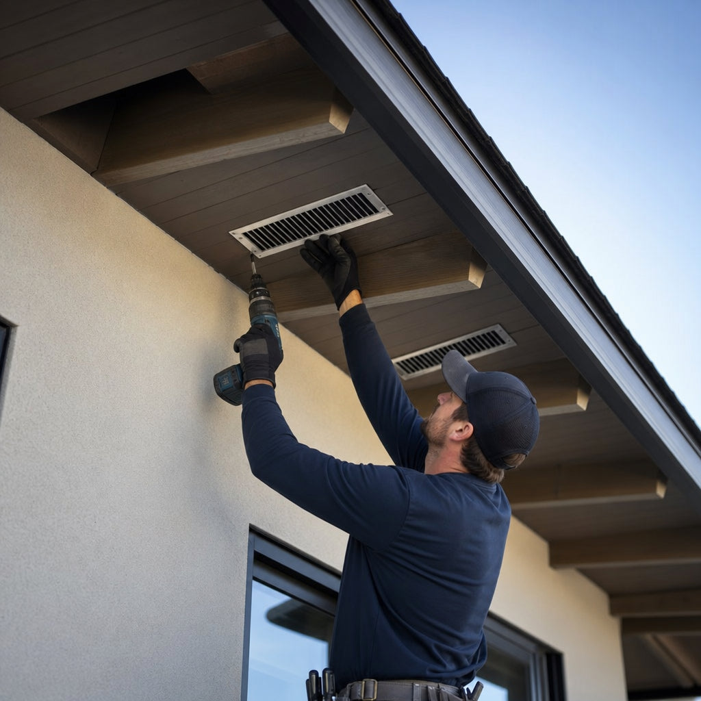 Soffit Vent Installation (Per Vent)