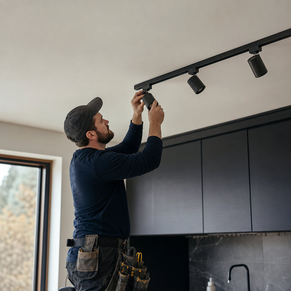 Track Lighting Swap — Existing Track Location