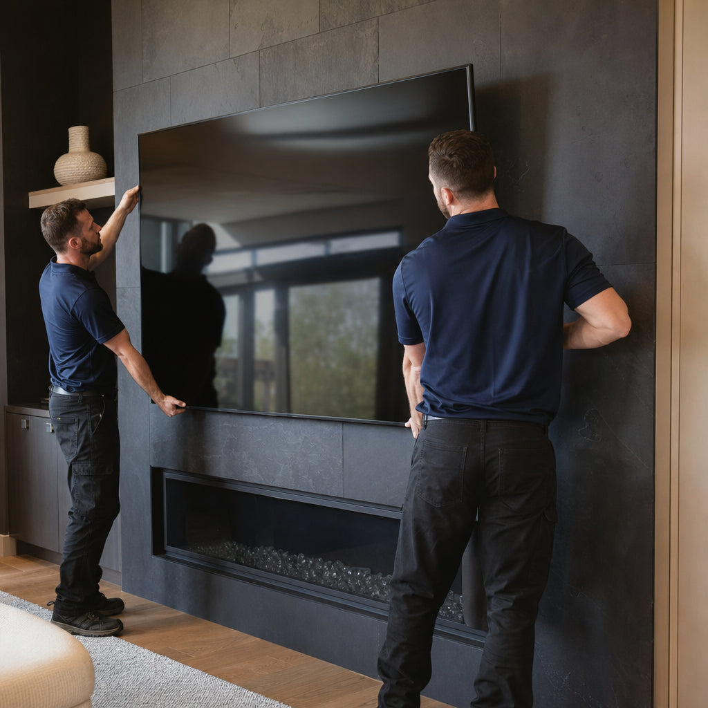 TV Mounting — 76" to 85" (Standard Wall)