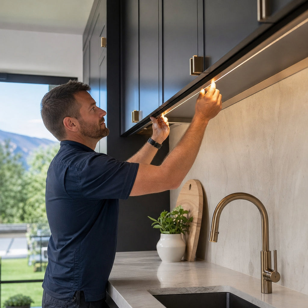 Under-Cabinet Lighting — Hardwired to Existing Switch